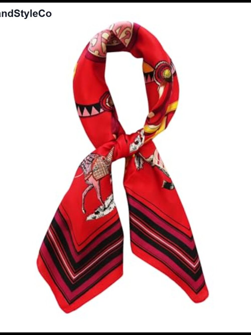 Satin Silk Like Scarf Square Hair Wrap Neckerchief 35x35